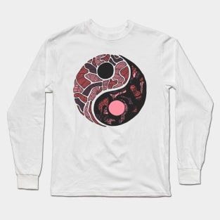 Ambrose Abstract Yin Yang Long Sleeve T-Shirt